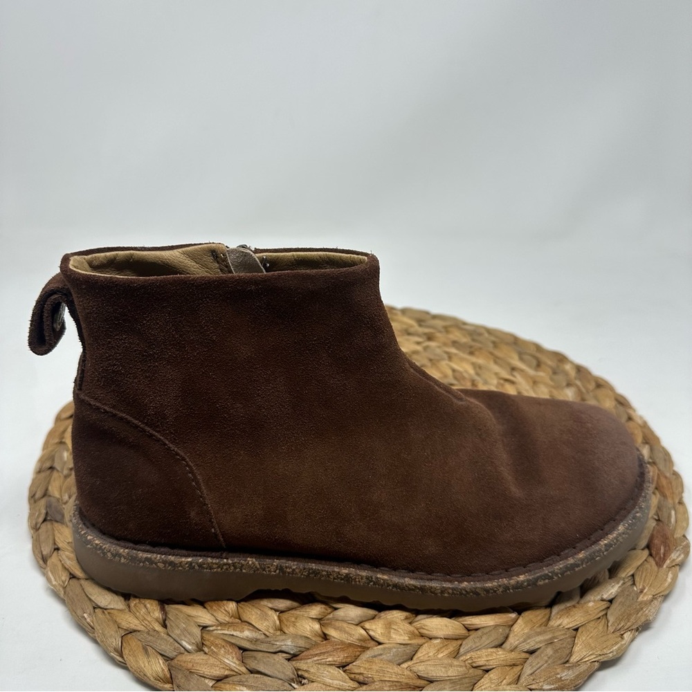 Birkenstock Brown Suede Ankle Boots